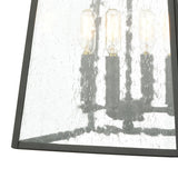 Meditterano 22'' High 4-Light Outdoor Sconce - Matte Black 47522/4 Elk Lighting