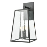 Meditterano 27'' High 4-Light Outdoor Sconce - Matte Black 47523/4 Elk Lighting