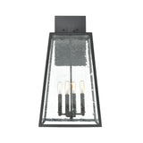 Meditterano 27'' High 4-Light Outdoor Sconce - Matte Black 47523/4 Elk Lighting