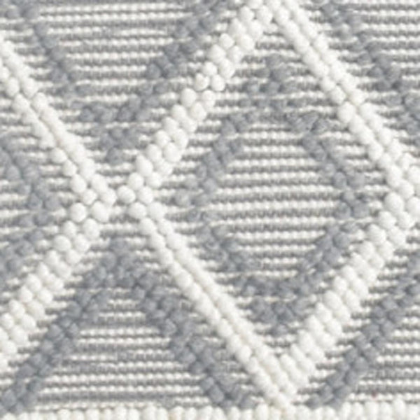 HomeRoots 5' Handmade Gray and Ivory Geometric Area Rug - Modern, Durable, and Stylish for Any Room 8' X 11' 475240