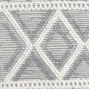 HomeRoots 5' Handmade Gray and Ivory Geometric Area Rug - Modern, Durable, and Stylish for Any Room 8' X 11' 475240