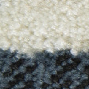 HomeRoots 5' Geometric Area Rug in Beige, Blue, and Gray - Stylish, Durable, Stain-Resistant for Modern Spaces 5' X 8' 475244