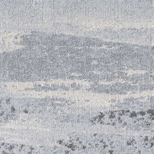 HomeRoots 3' Blue and Gray Abstract Area Rug - Contemporary Design, Stain-Resistant, Perfect for Active Homes 3' X 5' 475262