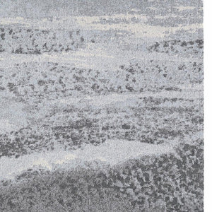 HomeRoots 10' Blue Gray Abstract Mist Area Rug - Contemporary Design for Modern Living Spaces, Durable Comfort 10' X 13' 475266