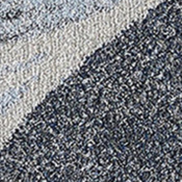 HomeRoots 5' Blue and Gray Abstract Area Rug - Stylish, Durable, Stain-Resistant for Modern Living Spaces 5' X 8' 475273