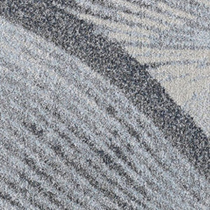 HomeRoots 5' Blue and Gray Abstract Area Rug - Stylish, Durable, Stain-Resistant for Modern Living Spaces 7' X 10' 475274