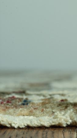 Homeroots 5' X 8' Ivory Abstract Area Rug  Polyester 475290