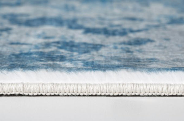 Homeroots 8' X 10' Blue Abstract Area Rug  Polyester 475317