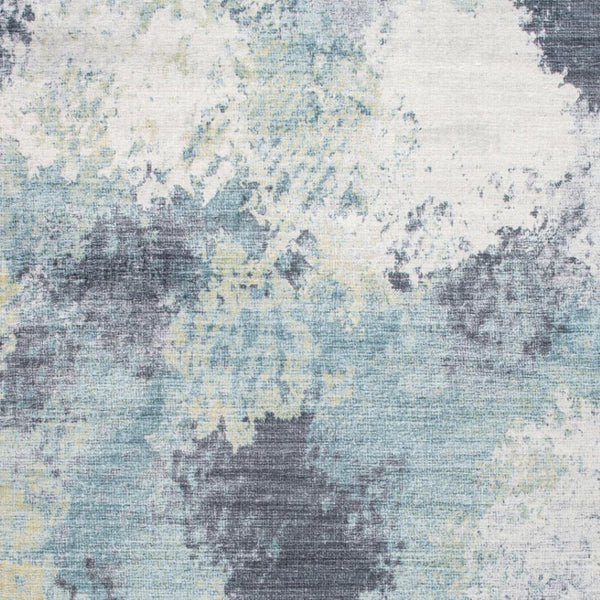 HomeRoots 8' Blue and Ivory Abstract Area Rug - Contemporary Elegance for Living Rooms, Bedrooms & Dining Spaces 8' X 10' 475329