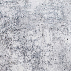 HomeRoots 5' Gray and Ivory Abstract Area Rug - Stylish, Durable, and Contemporary Design for Any Space 5' X 8' 475331