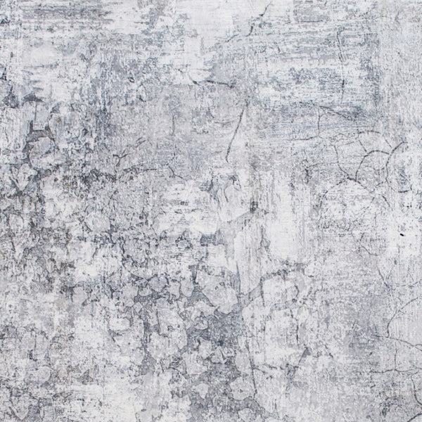 HomeRoots 5' Gray and Ivory Abstract Area Rug - Stylish, Durable, and Contemporary Design for Any Space 5' X 8' 475331