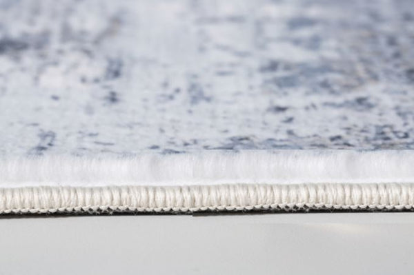 Homeroots 5' X 8' Gray Distressed Marble Area Rug  Polyester 475331