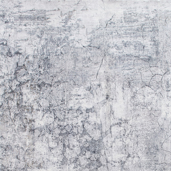 Homeroots 8' X 10' Gray Abstract Area Rug  Polyester 475333