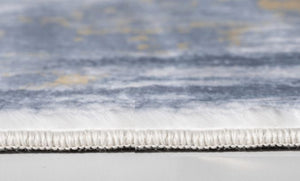 Homeroots 8' X 10' Gray Abstract Area Rug  Polyester 475341