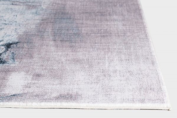 Homeroots 6' X 9' Sand Abstract Area Rug  Polyester 475344