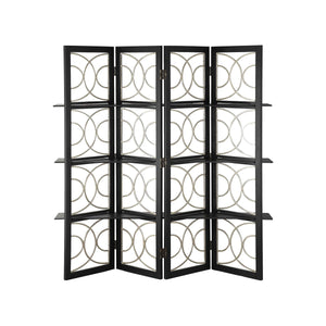 4 Panel Screen in Black Finish 47546 Elk Home