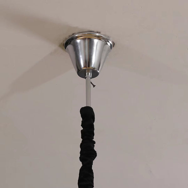 Homeroots Contemporary White Faux Crystal Chandelier   475562