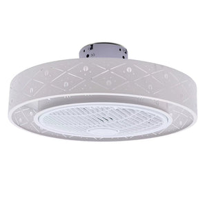 Homeroots Contemporary Ceiling Ceiling Fan And Light  Metal 475568