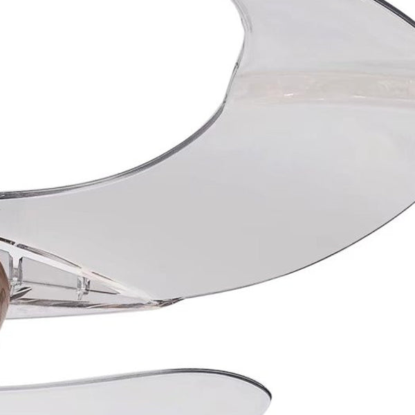 Homeroots Gold Art Deco Glam Chandelier And Retractable Fan  Metal 475571