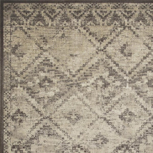 HomeRoots 5' Gray and Brown Abstract Area Rug – Modern Design, Durable, Stain-Resistant, Perfect for High-Traffic Areas 5' X 8' 475581
