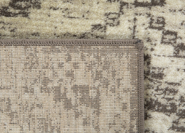HomeRoots 5' Gray and Brown Abstract Area Rug – Modern Design, Durable, Stain-Resistant, Perfect for High-Traffic Areas 5' X 8' 475581
