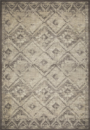 HomeRoots 5' Gray and Brown Abstract Area Rug – Modern Design, Durable, Stain-Resistant, Perfect for High-Traffic Areas 8' X 11' 475582