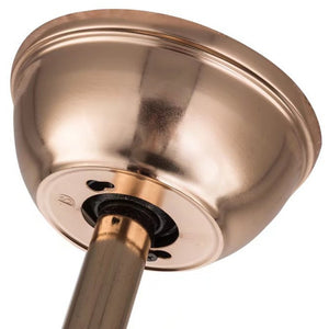 Homeroots Elegant Crystal Chandelier Retractable Blade Ceiling Fan  Metal 475684