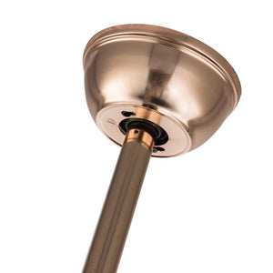 Homeroots Elegant Crystal Chandelier Retractable Blade Ceiling Fan  Metal 475684