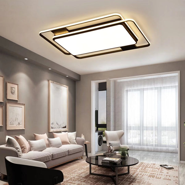 Homeroots Modern Three Dimensional Led Ceiling Light   475687