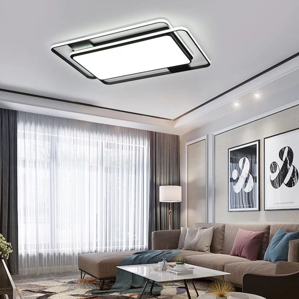 Homeroots Modern Three Dimensional Led Ceiling Light   475687