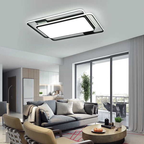 Homeroots Modern Three Dimensional Led Ceiling Light   475687