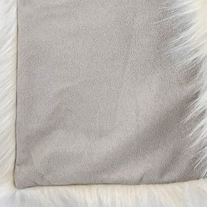 Homeroots 60" X 86" Royal White Long Hair Faux Fur Throw  Faux Fur 475691