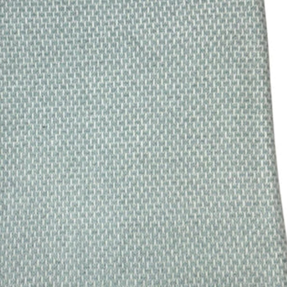 HomeRoots Soft Sky Blue Plush Throw Blanket with Rice-Grain Links Design – Cozy, Lightweight & Stylish Home Decor 475701