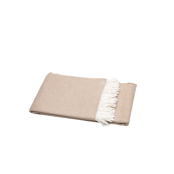 HomeRoots Stone Mini Dot Fringed Throw Blanket - Cozy Cotton-Acrylic Blend for Chic Home Décor & Gifts 475714