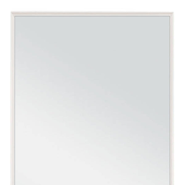 Homeroots 59" Silver Metal Framed Standing Mirror  Glass 475740