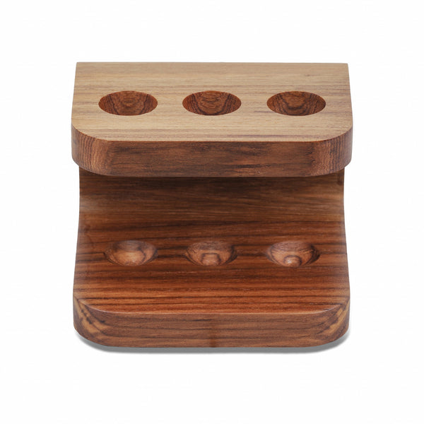 Homeroots Designer Genuine Teak Toothbrush Holder   475847