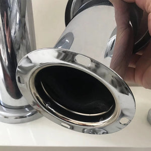 Homeroots Stainless Steel Tower Beer Dispenser  Stainless Steel 475889