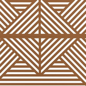 HomeRoots 75" Stylish Brown Metal Three-Panel Room Divider Screen for Privacy, Flexibility, and Décor Enhancement 475922
