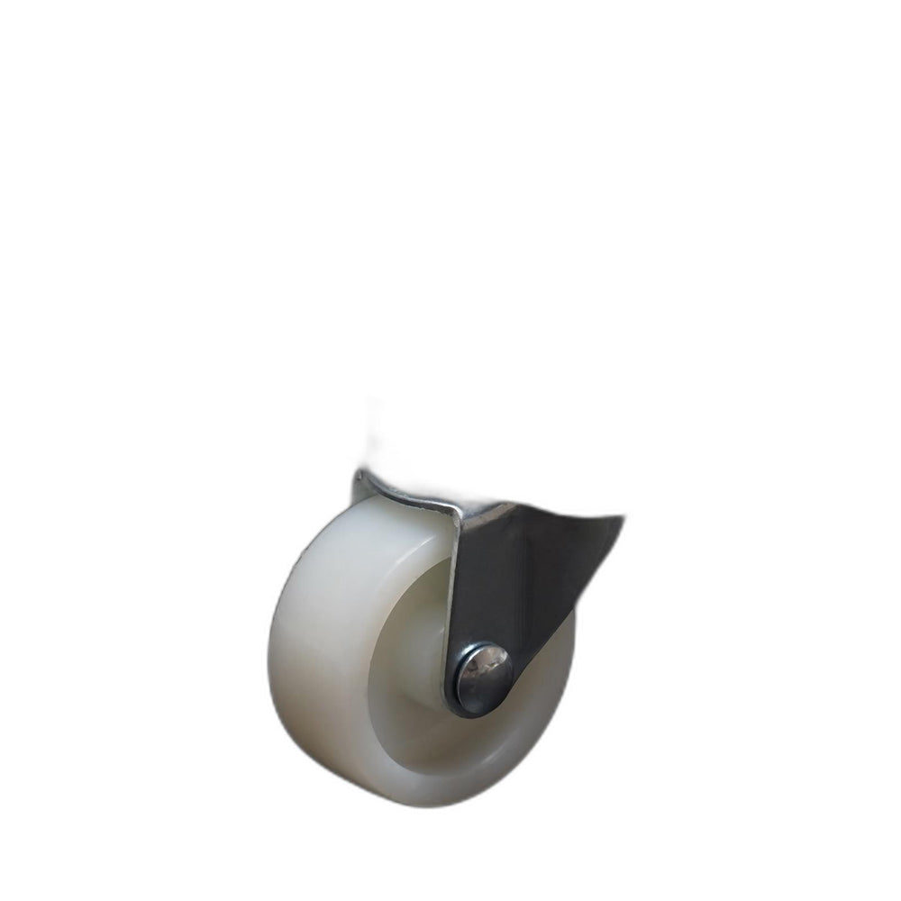 Homeroots 20" Clear Acrylic Rolling Nightstand   475989