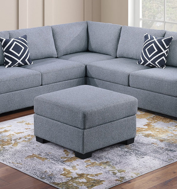 English Elm Contemporary 3-Piece Sectional Sofa Set in Ash Black Corduroy with RAF/LAF Chaise, Tufted Seats, Pillows - Stylish Low-Profile Design Gray 40 L x 26 W x 58 H B011S01785