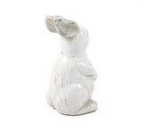 Distressed White Rabbit Large (4759L) Zentique