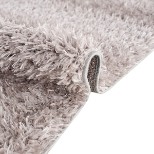 JLA Home Madison Park - Super Super Soft Polyester Shag Area Rug with High-Pile Plush Texture, Durable Non-Slip Backing for Living Rooms and Bedrooms Grey MP35-7575