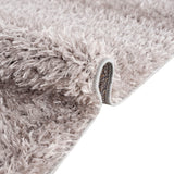 Madison Park Camdyn Modern/Contemporary Super Soft Polyester Shag Area Rug MP35-7574 Grey