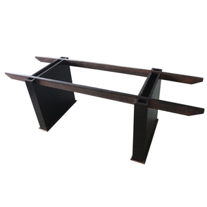 English Elm 93" Casino Grade Craps Table with Felt Layout Pyramid Bumper Rubber and Chip Racks W2748S00064