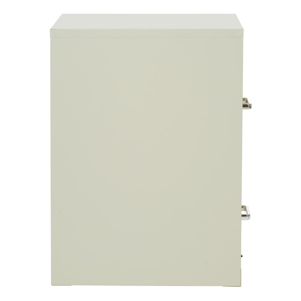 OSP Home Furnishings Metal File Cabinet Tan