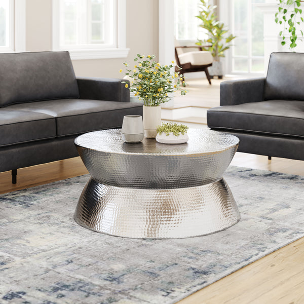 Madryn Coffee Table Silver 109751 Zuo Modern