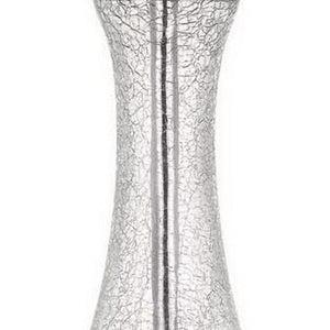 Homeroots Set Of Two 27" Glass And Steel Table Lamps   476139