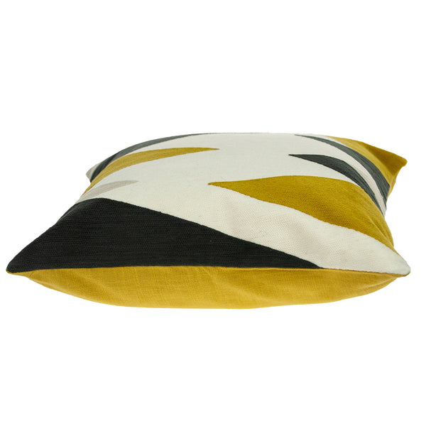 Homeroots 20" White And Black Cotton Throw Pillow - Stylish, Soft, And Versatile Decor For Any Room!   476169