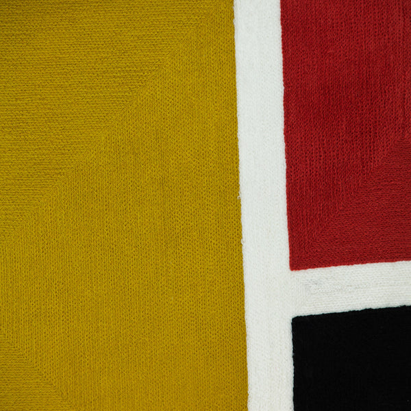 Homeroots 20" Mustard Yellow And Black Cotton Throw Pillow - Soft, Durable Accent For Home Decor And Style   476177