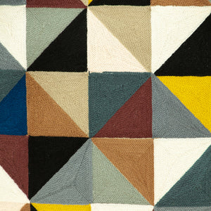 Homeroots 20" Stylish Black And Yellow Cotton Throw Pillow - Soft, Durable, And Perfect For Home Decor Bliss!   476182